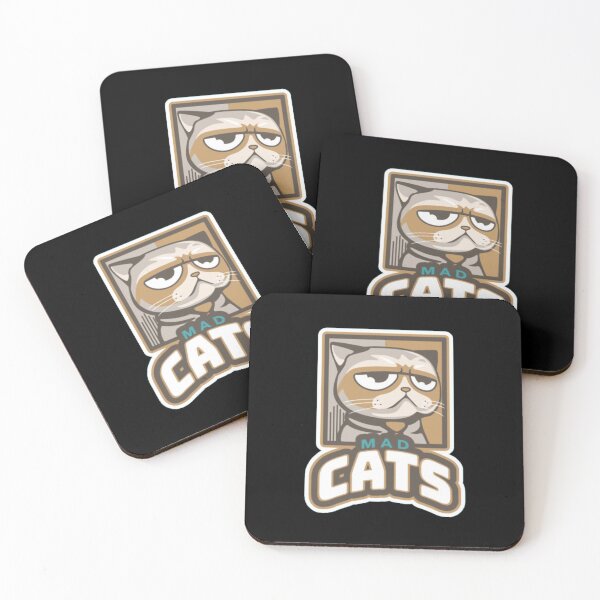 Item preview, Mad Cats - Grumpy Esports Style Feline designed and sold by GenZFashion000.