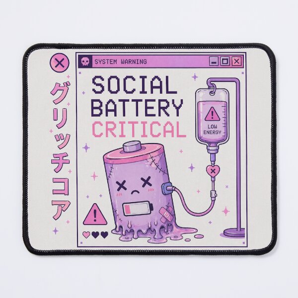 Item preview, Pastel Goth Battery Mascot designed and sold by HeyChickasClubX.