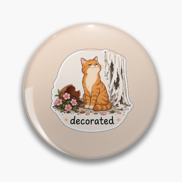 Item preview, Decorated Cat designed and sold by Scroll-Culture.