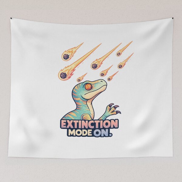 Item preview, Dinosaur Extinction Retro Prehistoric Graphic designed and sold by SoftSproutstu.