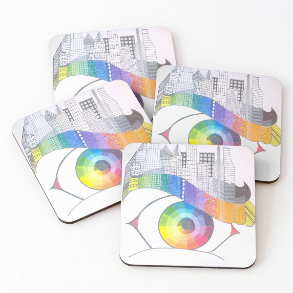 Item preview, Rainbow City Color Wheel designed and sold by Brave Clothing and Art.