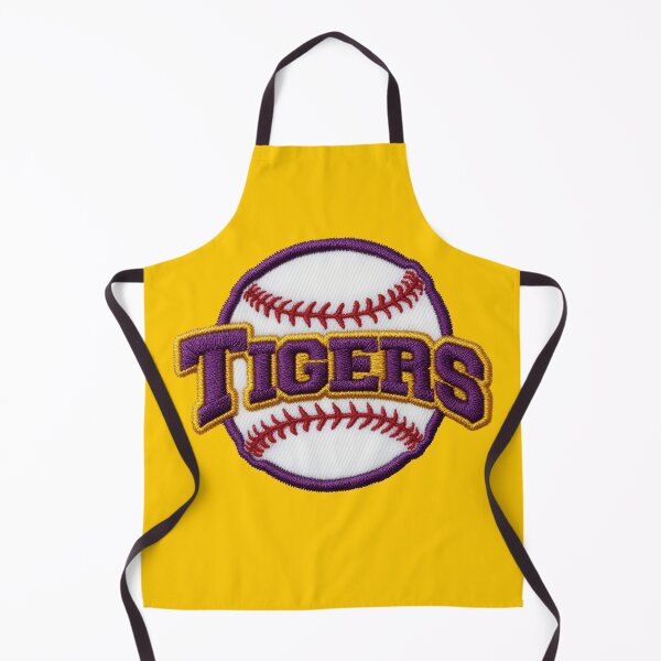 Item preview, Purple and Gold Tigers Baseball Patch Baton Rouge designed and sold by LIBERTYMODE.