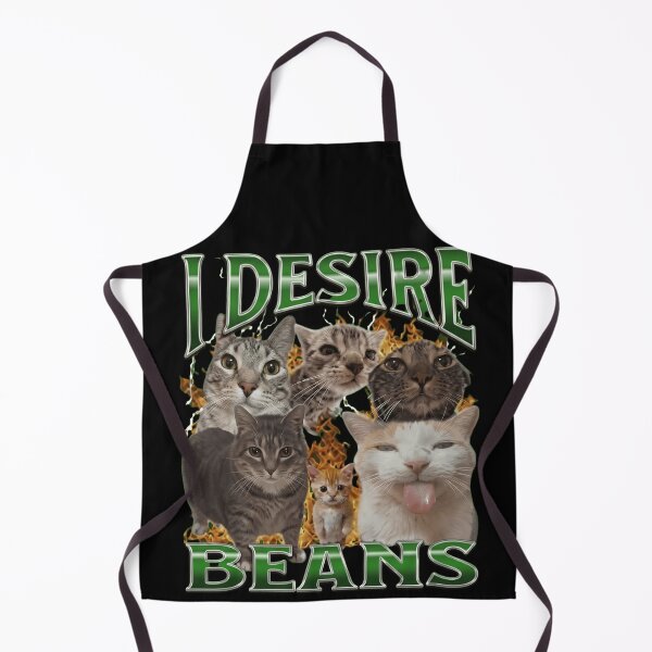 Item preview, I Desire Beans Funny Cat Meme Vintage 90s Bootleg Rap Tee designed and sold by haitrieuic96.