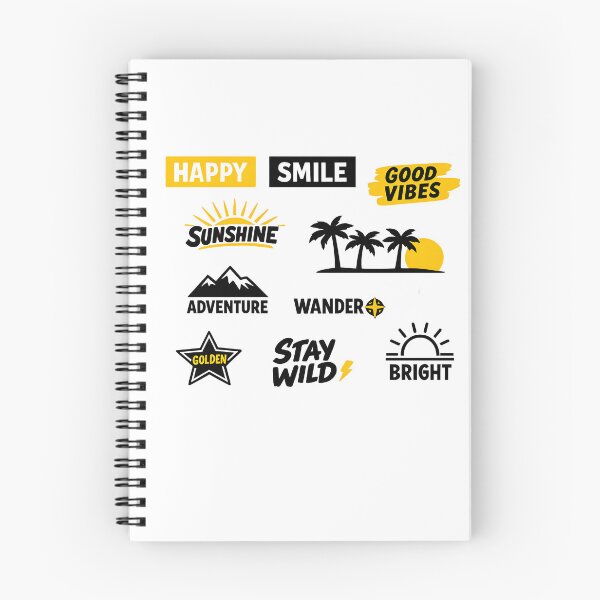 Aperçu de l'œuvre Pack esthétique noir et jaune VSCO créée et vendue par Byte-shirt.