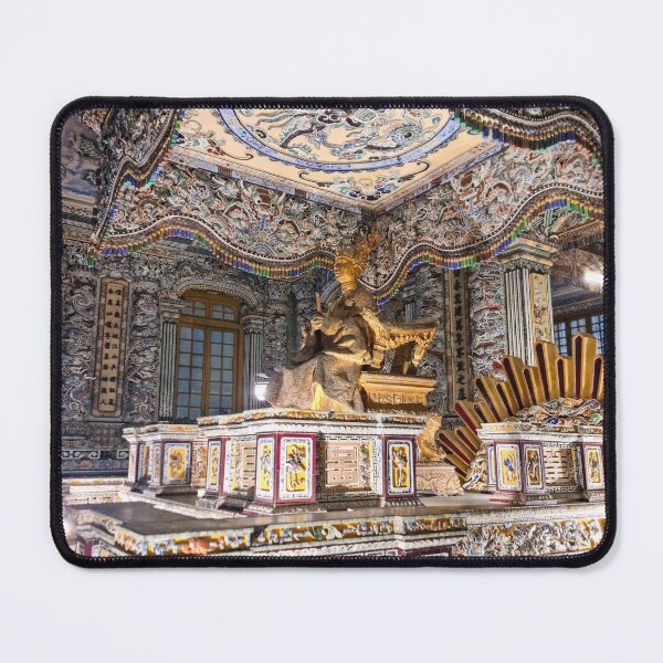 Item preview, Khai Dinh Tomb, Hue - Imperial Mosaic Architecture | Vietnam Gothic Heritage Art designed and sold by Ross.A.Campbell.