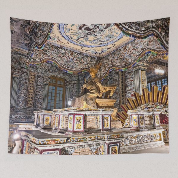 Item preview, Khai Dinh Tomb, Hue - Imperial Mosaic Architecture | Vietnam Gothic Heritage Art designed and sold by Ross.A.Campbell.
