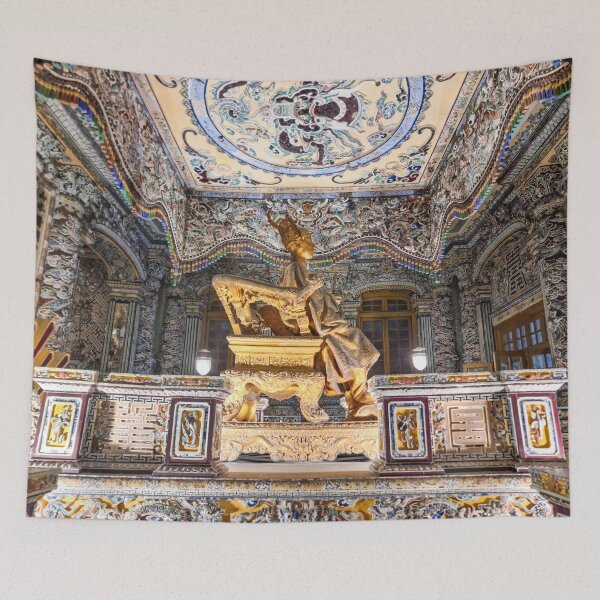 Item preview, Khai Dinh Tomb, Hue - Imperial Mosaic Architecture | Vietnam Gothic Heritage Art designed and sold by Ross.A.Campbell.