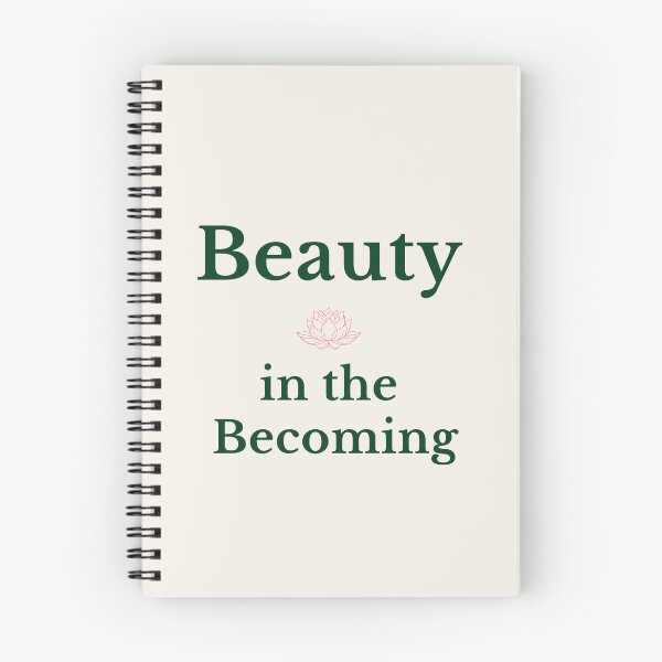 Item preview, Beauty in the Becoming – Inspirational Life Quote Minimalist Design designed and sold by AmoebaPress.