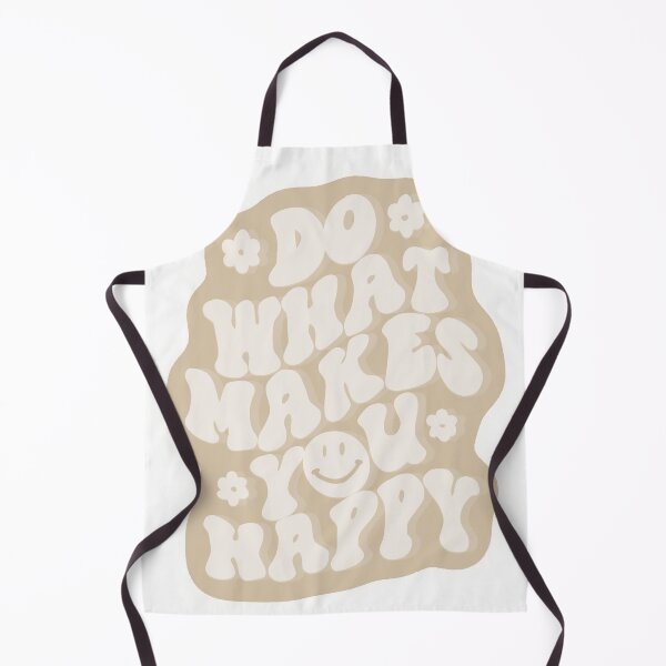 Item preview, Do What Makes You Happy Retro Smiley Quote designed and sold by Barelythere2324.