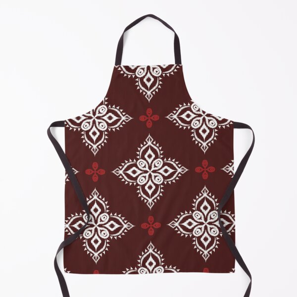 Item preview, Red Ethnic Geometric Seamless Textile Pattern designed and sold by PowerAntShop.