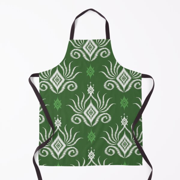 Item preview, Green Tribal Ornamental Seamless Pattern designed and sold by PowerAntShop.