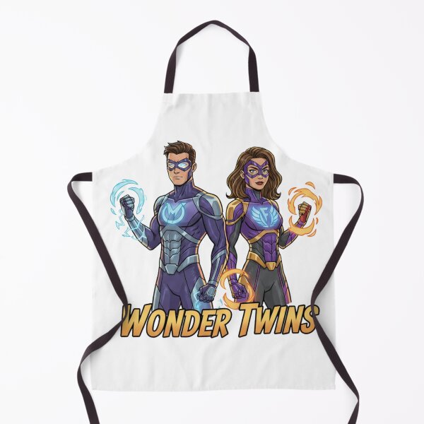 Item preview, Wonder Twins: Superhero Cartoon Graphic T-Shirt Design designed and sold by EchoPrint Co..