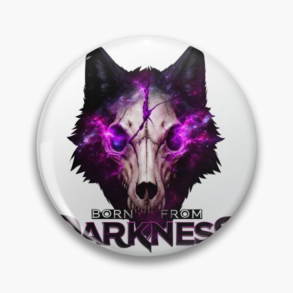 Item preview, Born From Darkness Cosmic Wolf Skull designed and sold by SurajDesigns.