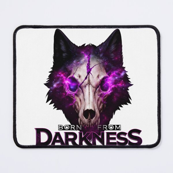 Item preview, Born From Darkness Cosmic Wolf Skull designed and sold by SurajDesigns.