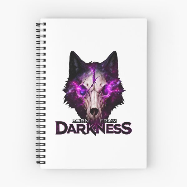 Item preview, Born From Darkness Cosmic Wolf Skull designed and sold by SurajDesigns.