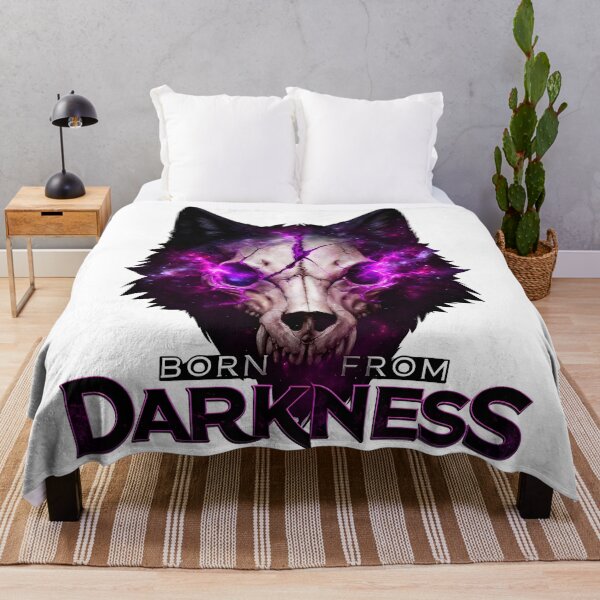 Item preview, Born From Darkness Cosmic Wolf Skull designed and sold by SurajDesigns.