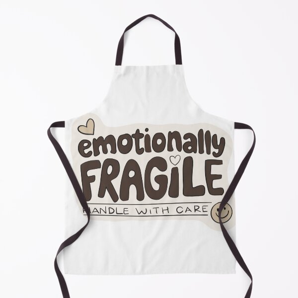 Item preview, Emotionally Fragile Handle With Care Retro Quote Design designed and sold by Barelythere2324.