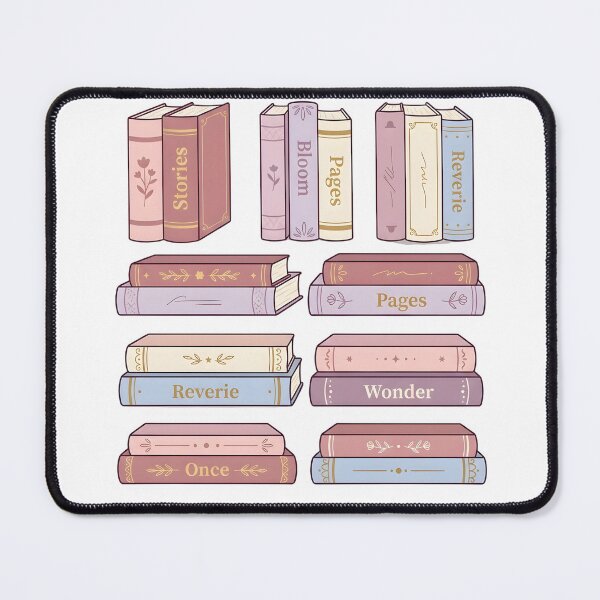 Item preview, Pastel Book Stack Booktok Reader designed and sold by Byte-shirt.