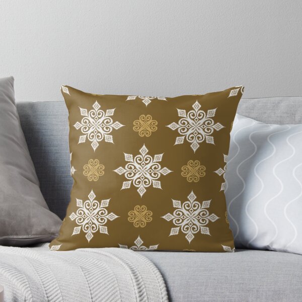 Item preview, Brown Ethnic Floral Seamless Pattern Background designed and sold by PowerAntShop.