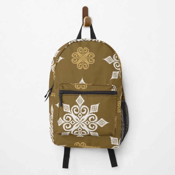 Item preview, Brown Ethnic Floral Seamless Pattern Background designed and sold by PowerAntShop.