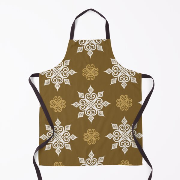 Item preview, Brown Ethnic Floral Seamless Pattern Background designed and sold by PowerAntShop.