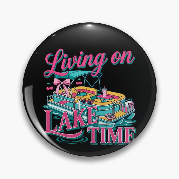 Item preview, Preppy Pontoon Boat Lake Life Summer designed and sold by KroghDs.