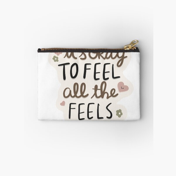 Item preview, It’s Okay To Feel All The Feels Cute Mental Health Quote designed and sold by Barelythere2324.