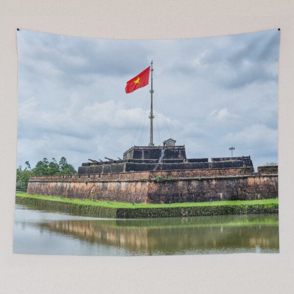 Item preview, The Flag Tower, Hue - Imperial City Citadel | Vietnam UNESCO Heritage Art designed and sold by Ross.A.Campbell.