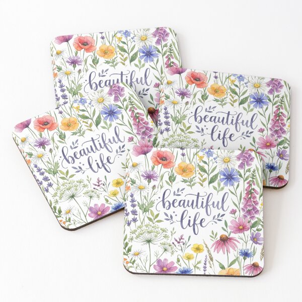 Item preview, Watercolor Floral Beautiful Life designed and sold by TB-73.