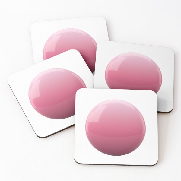 Item preview, Pink Glossy Sphere – Dreamy Futuristic Minimalist Aesthetic Sticker. designed and sold by grazianoriv.