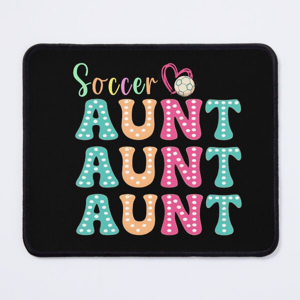 Item preview, Colorful Soccer Aunt Polka Dot Tee designed and sold by LarryMBrown.