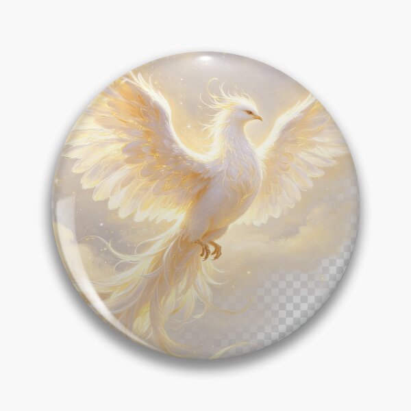 Item preview, Majestic Golden Phoenix Rising in Clouds designed and sold by AwakenFah.