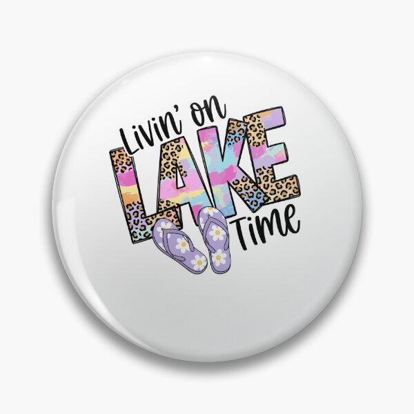 Item preview, Livin on Lake Time Preppy Leopard Flip Flops designed and sold by KroghDs.