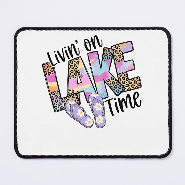 Item preview, Livin on Lake Time Preppy Leopard Flip Flops designed and sold by KroghDs.