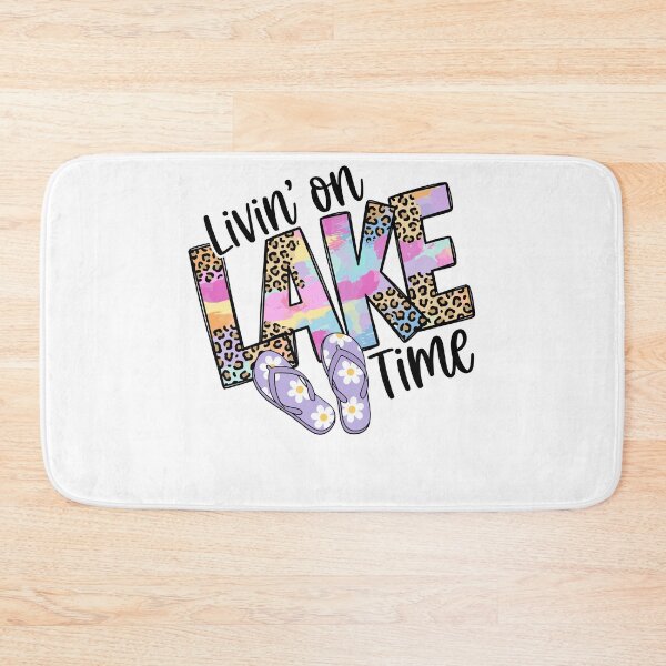 Item preview, Livin on Lake Time Preppy Leopard Flip Flops designed and sold by KroghDs.