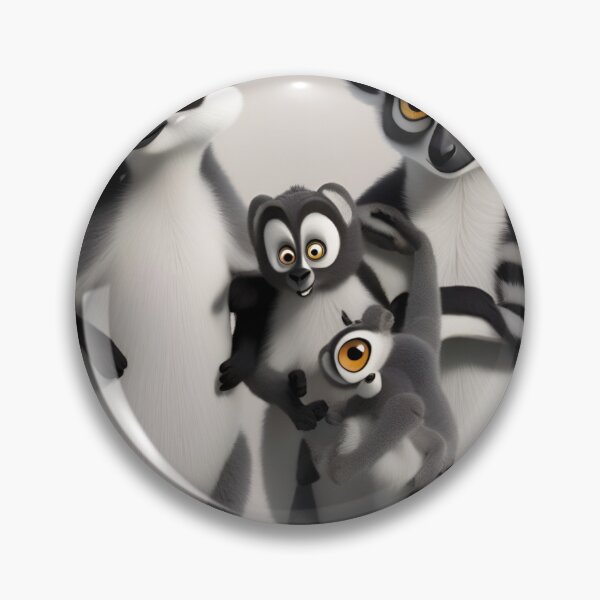 Item preview, Cartoon Ring-Tailed Lemur Family Portrait Together designed and sold by CASASIS_MERCH.