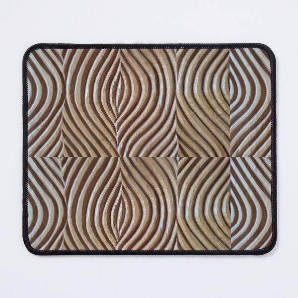 Item preview, Carved Wood Ripple — Geometric Relief Pattern designed and sold by darryllouis245.