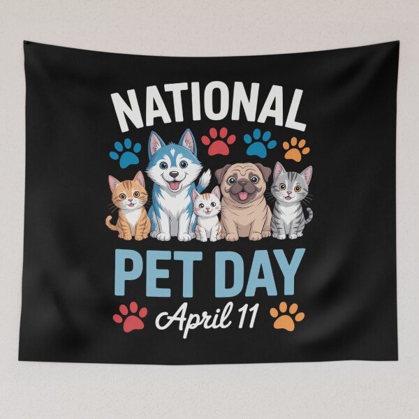 Item preview, National Pet Day April 11 Pet Lover Pet Owner designed and sold by TrinaEspinoza.