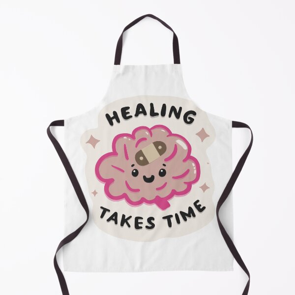 Item preview, Healing Takes Time Cute Mental Health Brain Design designed and sold by Barelythere2324.