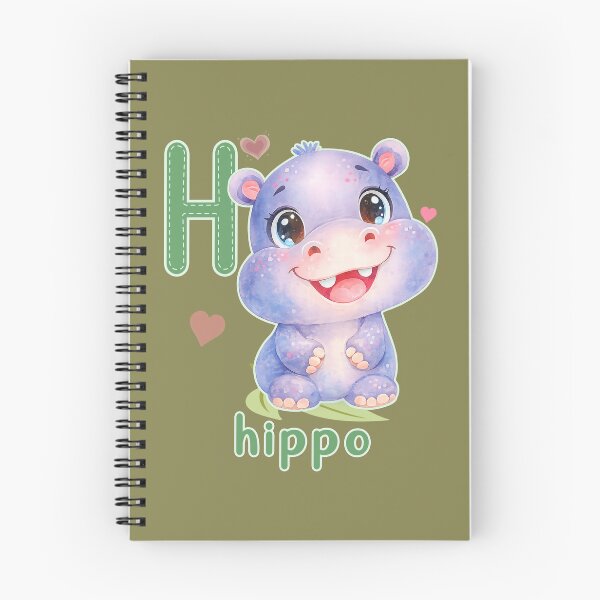 Item preview, H is for Hippo – Cute Animal Alphabet ABC Learning for Kids & Toddlers designed and sold by SassiBermark.