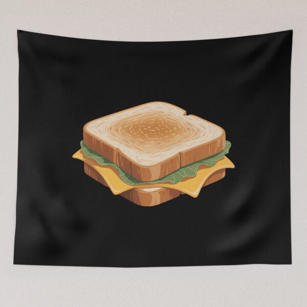 Item preview, National Sandwich Day Fast Food Art Cheese Sandwich designed and sold by TrinaEspinoza.