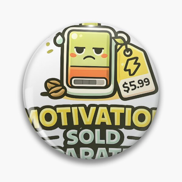 Item preview, Funny Anti Motivation Shirt Motivation Sold Separately Lazy Humor Tee for Introverts designed and sold by Denik Daily Crisis.