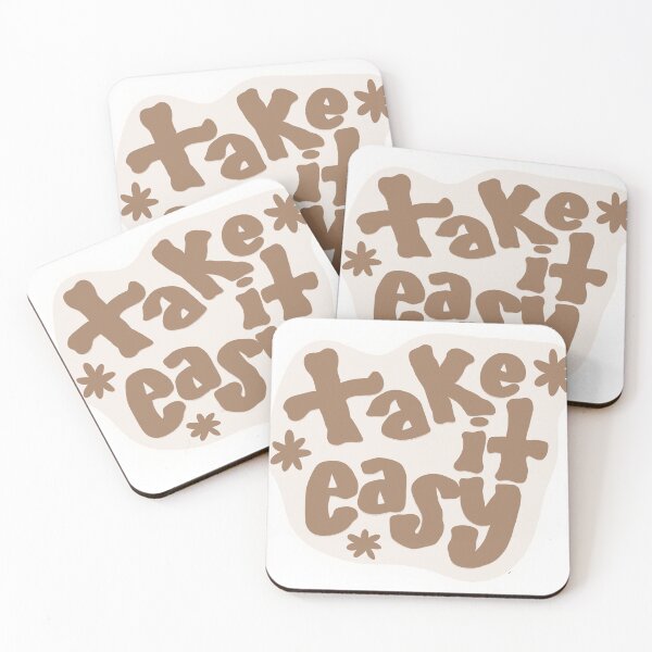 Item preview, Take It Easy Retro Positive Quote Design designed and sold by Barelythere2324.