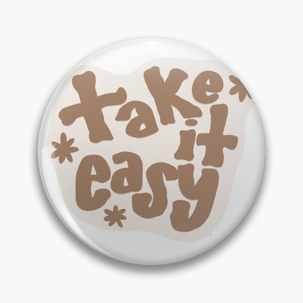 Item preview, Take It Easy Retro Positive Quote Design designed and sold by Barelythere2324.