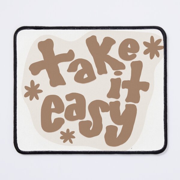 Item preview, Take It Easy Retro Positive Quote Design designed and sold by Barelythere2324.