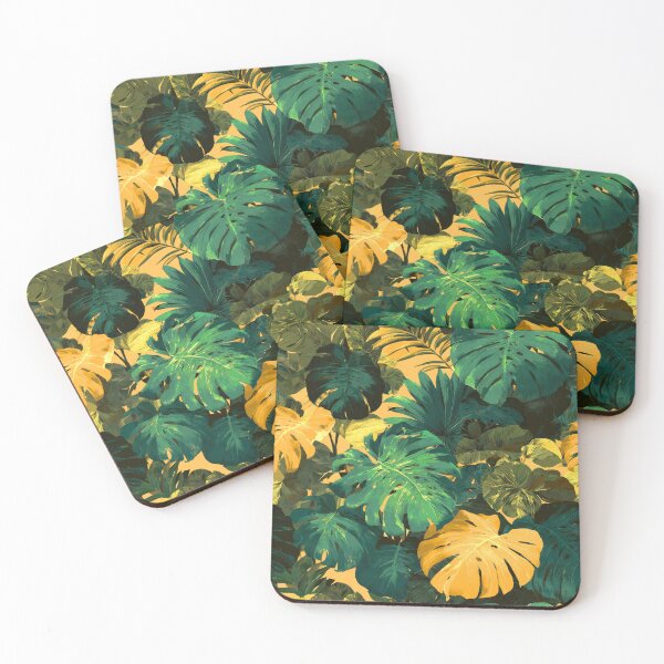 Item preview, Tropical Island Rainforest Jungle Lush Palm Leaves Art designed and sold by DEC02.