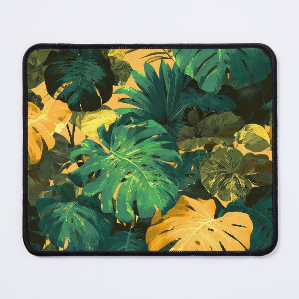 Item preview, Tropical Island Rainforest Jungle Lush Palm Leaves Art designed and sold by DEC02.