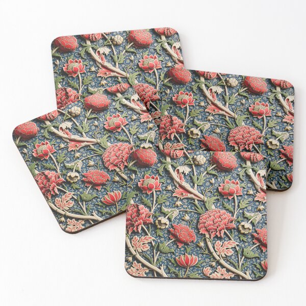 Item preview, William Morris Cray Flowers designed and sold by Vicky Brago-Mitchell®.