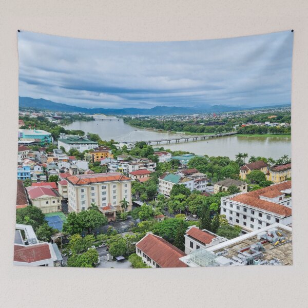 Item preview, Perfume River, Hue - Sông Hương Landscape | Vietnam UNESCO Heritage Art designed and sold by Ross.A.Campbell.