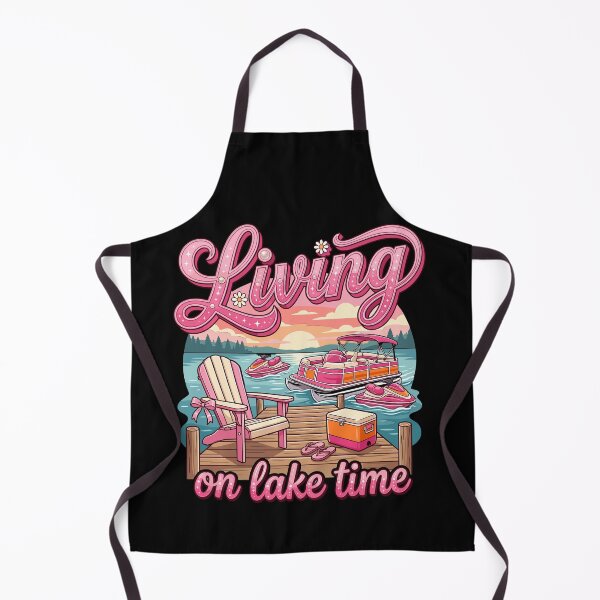Item preview, Preppy Lake Life Pink Pontoon Boat Girls designed and sold by KroghDs.